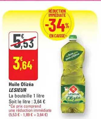 Huile Olizéa LESIEUR