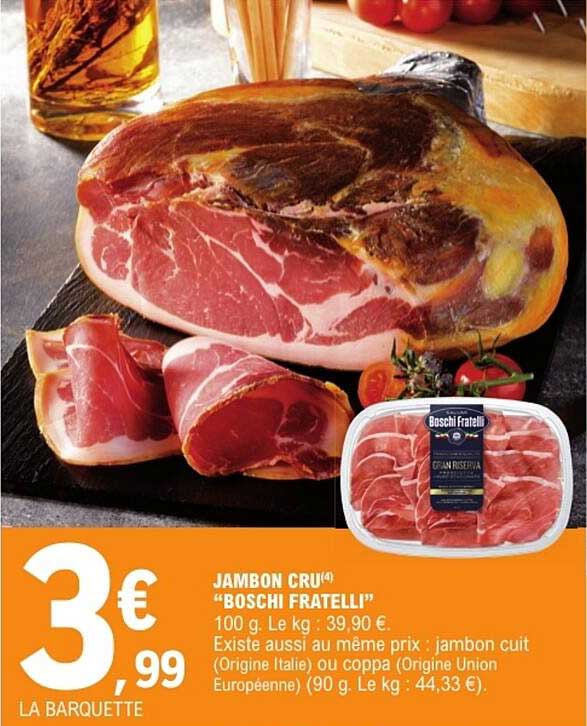 JAMBON CRU "BOSCHI FRATELLI"