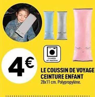 LE COUSSIN DE VOYAGE CEINTURE ENFANT