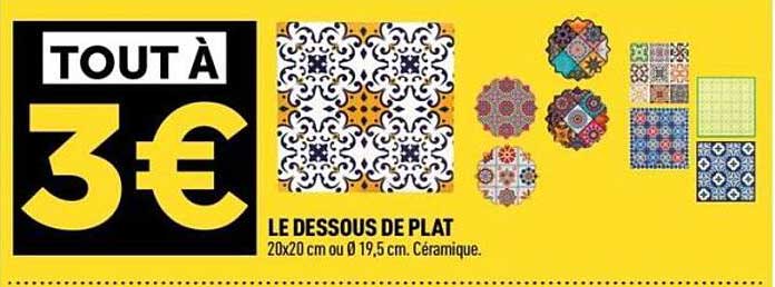 LE DESSOUS DE PLAT