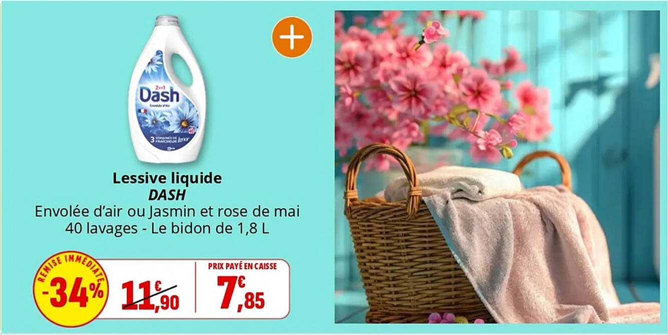 Lessive liquide DASH