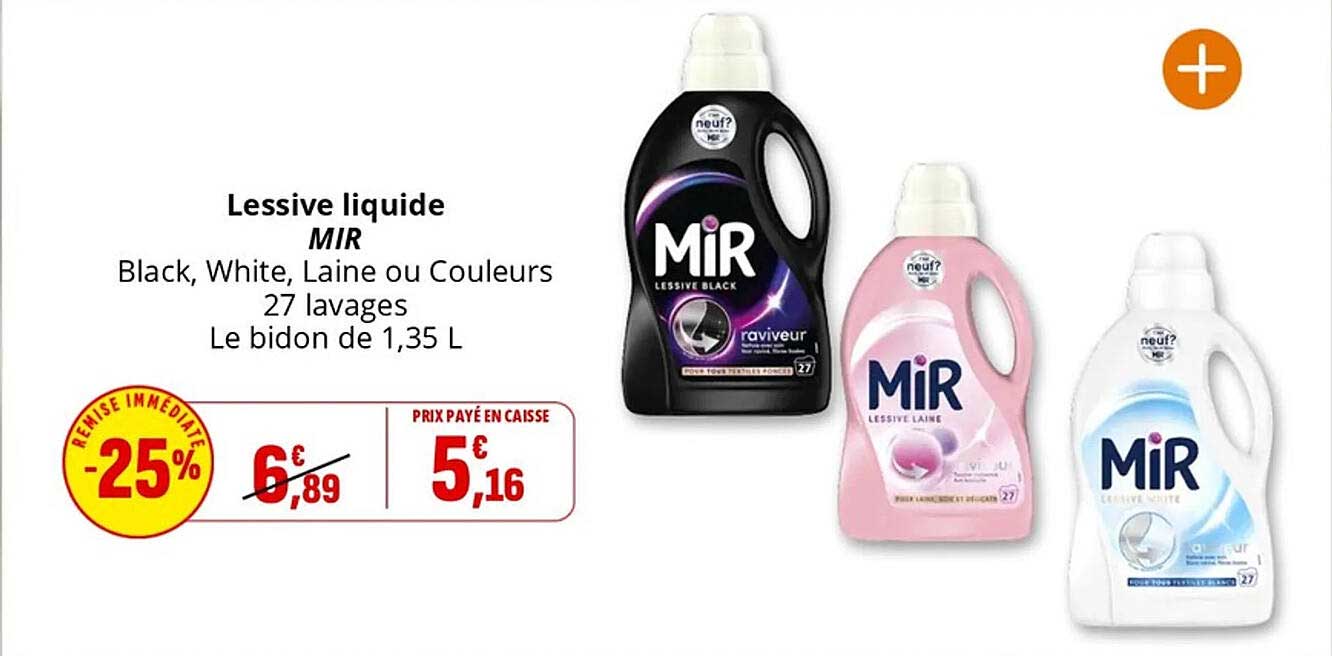 Lessive liquide MIR