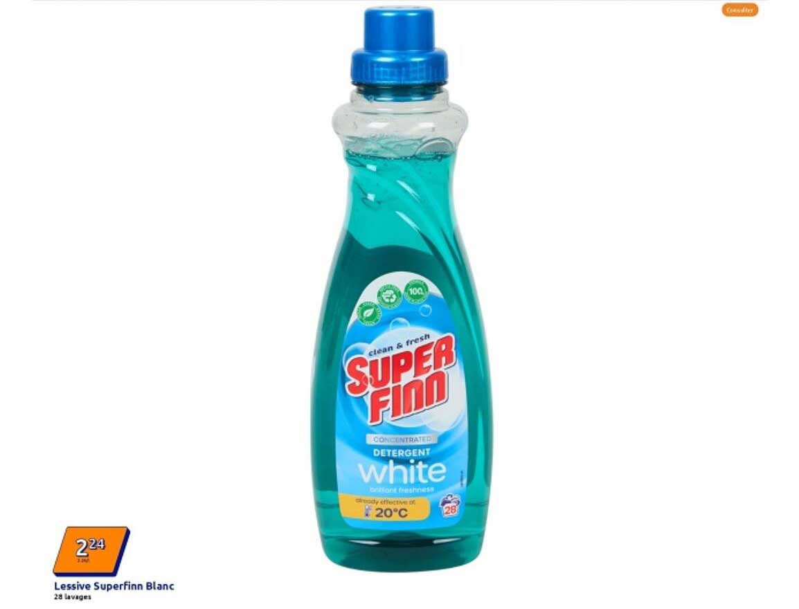 Lessive Superfinn Blanc