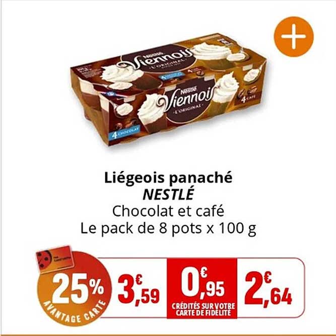 Liégeois panaché NESTLÉ