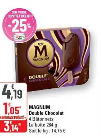 MAGNUM Double Chocolat