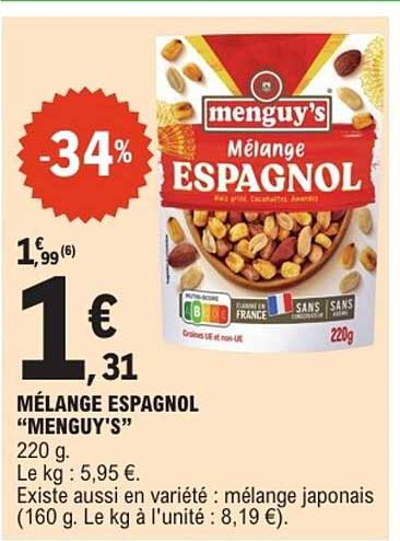 MÉLANGE ESPAGNOL "MENGUY'S"