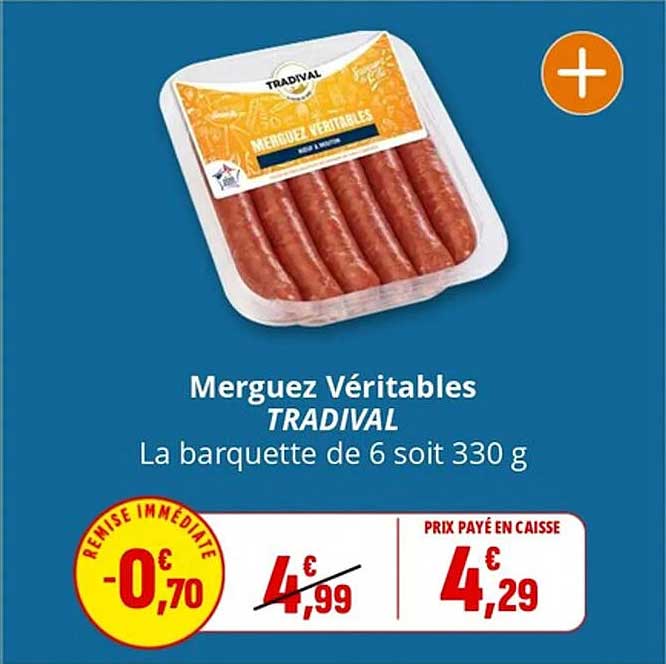 Merguez Véritables TRADIVAL
