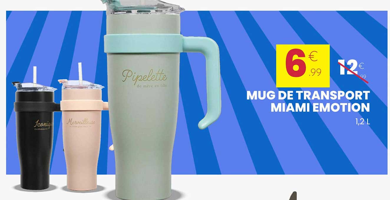 MUG DE TRANSPORT MIAMI EMOTION