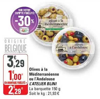 Olives à la Méditerranéenne ou l'Andalouse