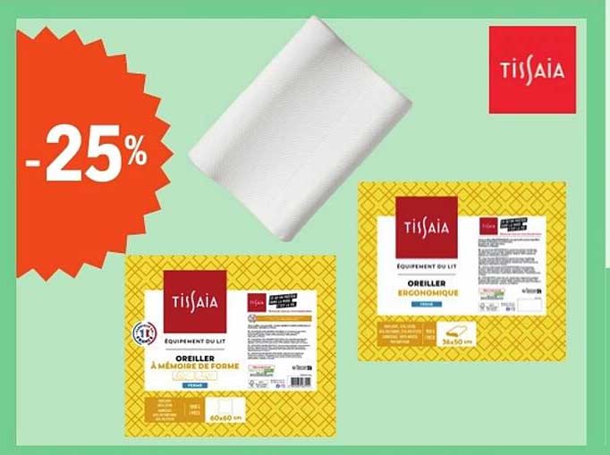 OREILLER À MÉMOIRE DE FORME -25%