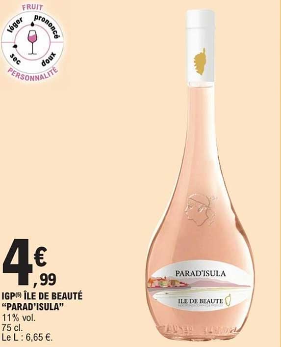 PARAD'ISULA IGP ÎLE DE BEAUTÉ