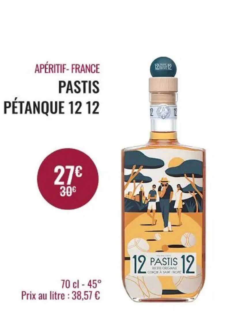 PASTIS PÉTANQUE 12 12