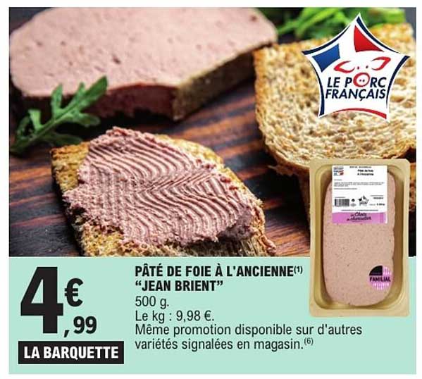 PÂTÉ DE FOIE À L'ANCIENNE "JEAN BRIENT"