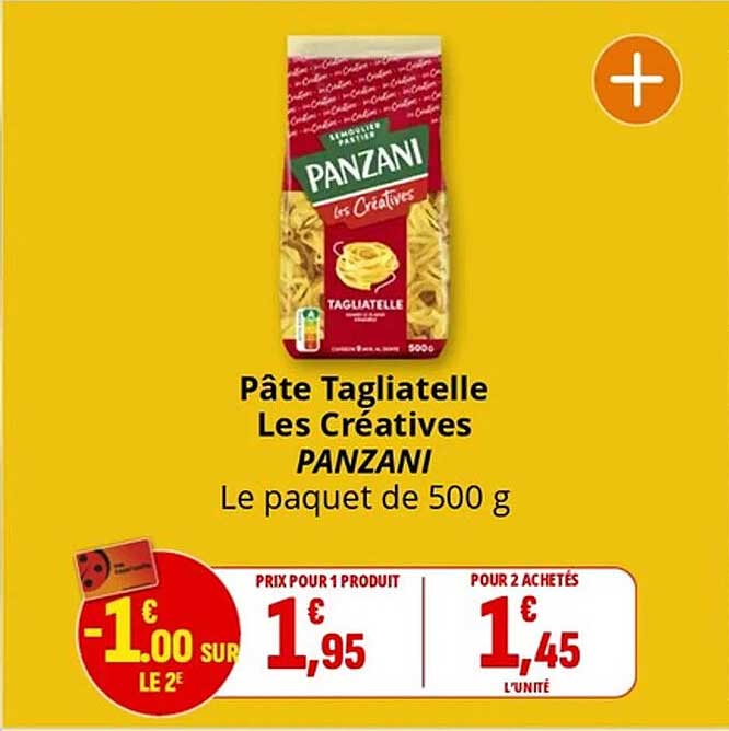 Pâte Tagliatelle Les Créatives PANZANI