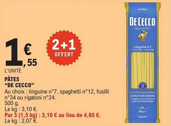 PÂTES "DE CECCO"