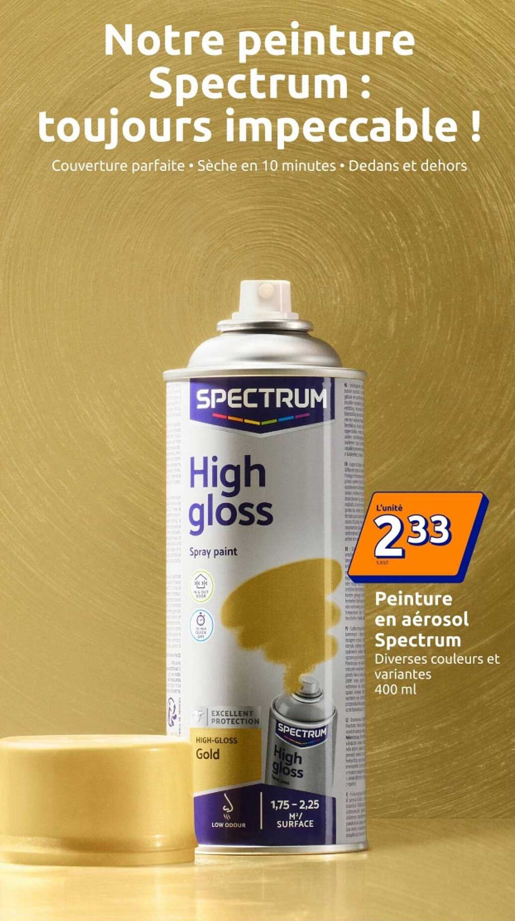 Peinture en aérosol Spectrum