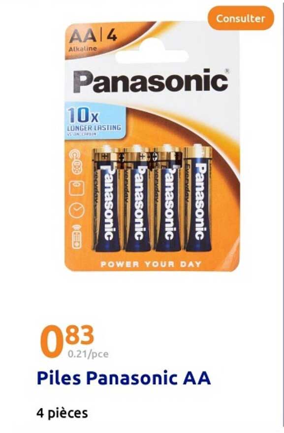 Piles Panasonic AA