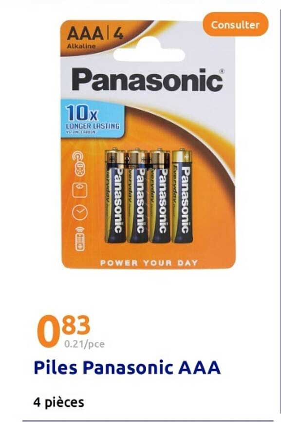 Piles Panasonic AAA