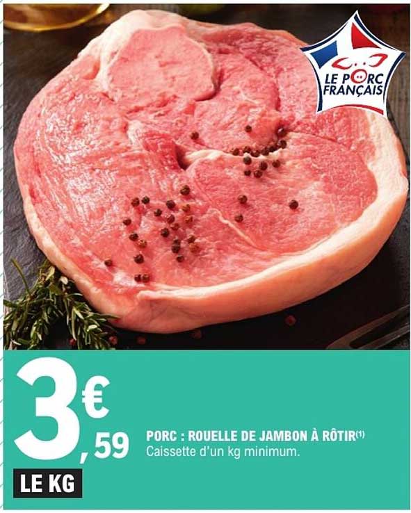 PORC : ROUELLE DE JAMBON À RÔTIR