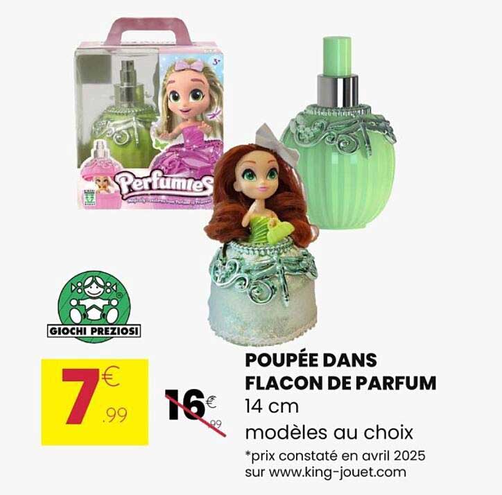 Poupée dans flacon de parfum