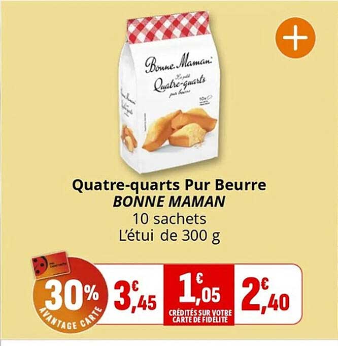 Quatre-quarts Pur Beurre BONNE MAMAN