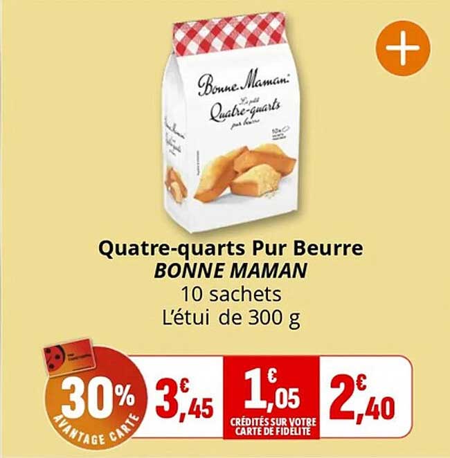 Quatre-quarts Pur Beurre BONNE MAMAN
