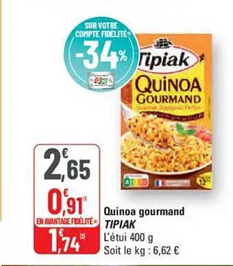 Quinoa gourmand TIPIAK