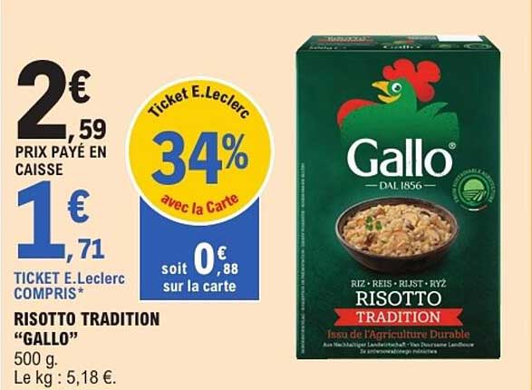RISOTTO TRADITION “GALLO”