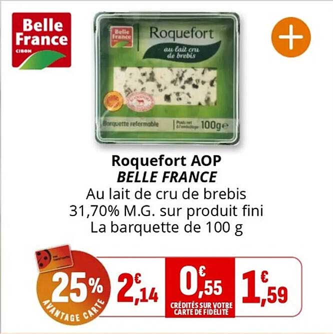 Roquefort AOP BELLE FRANCE