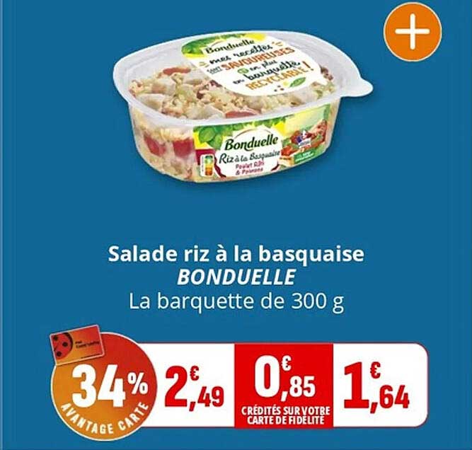 Salade riz à la basquaise BONDUELLE