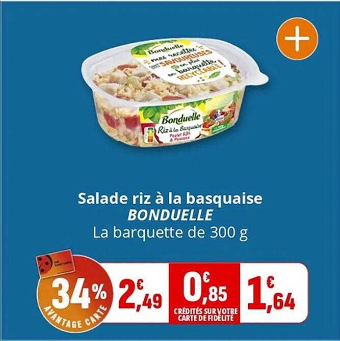 Salade riz à la basquaise BONDUELLE