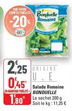 Salade Romaine BONDUELLE