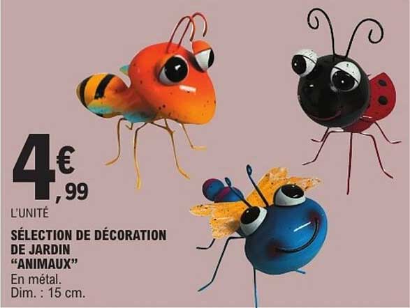 SÉLECTION DE DÉCORATION DE JARDIN “ANIMAUX”
