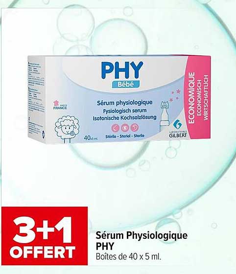 Sérum Physiologique PHY