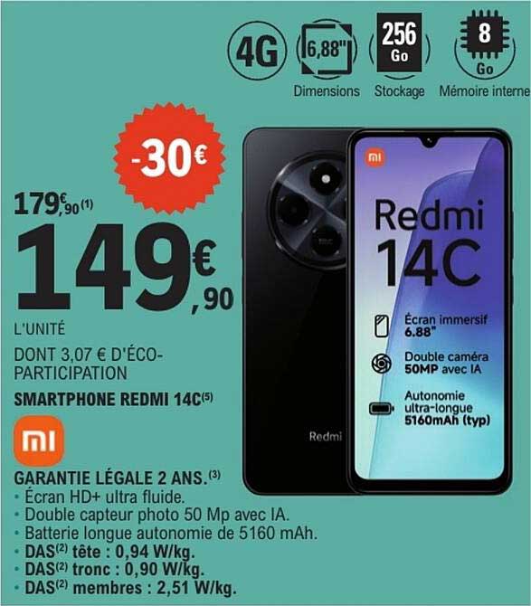 SMARTPHONE REDMI 14C