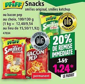 Snacks Smilies Original, Smilies Ketchup
