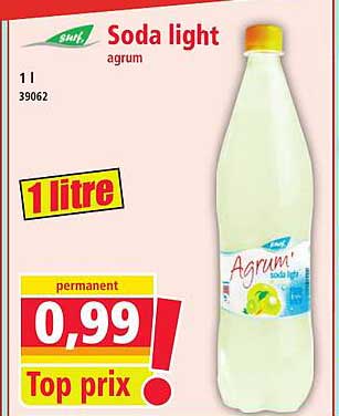 Soda light Agrum 1 L