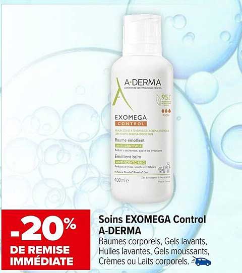 Soins EXOMEGA Control A-DERMA