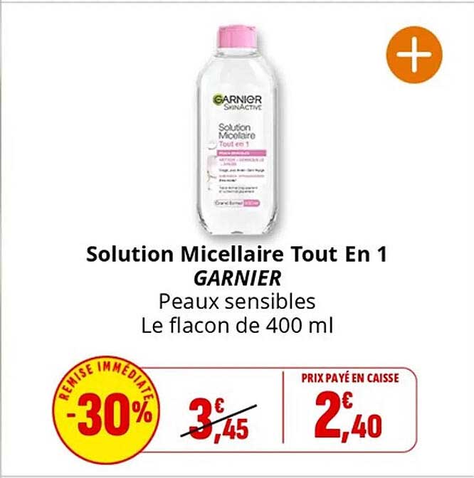 Solution Micellaire Tout En 1 GARNIER