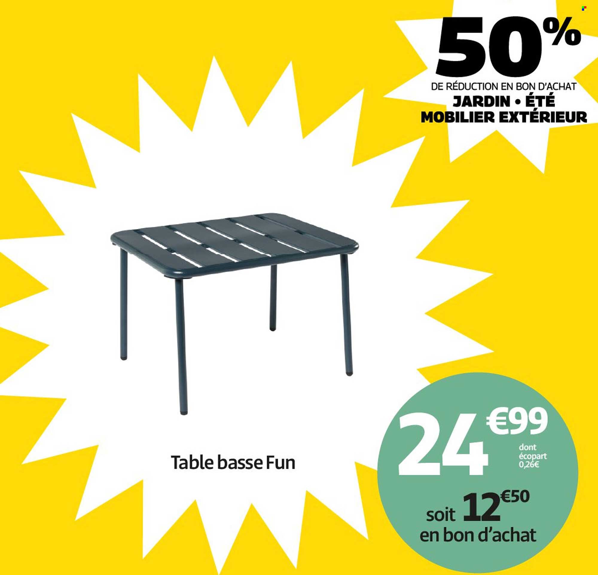 Table basse Fun