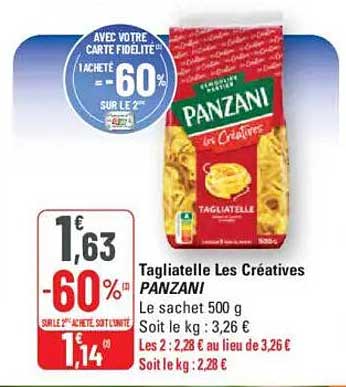 Tagliatelle Les Créatives PANZANI