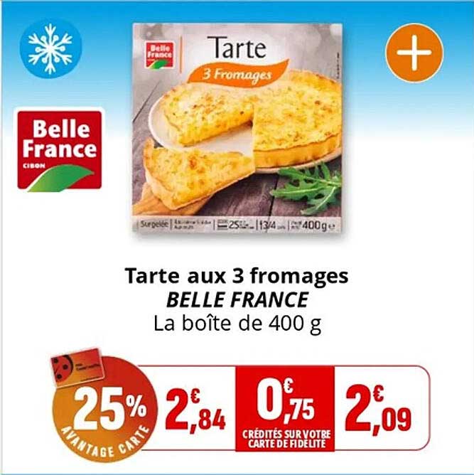 Tarte aux 3 fromages