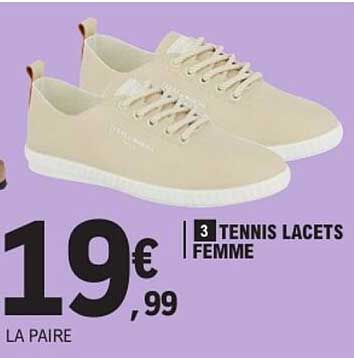 TENNIS LACETS FEMME