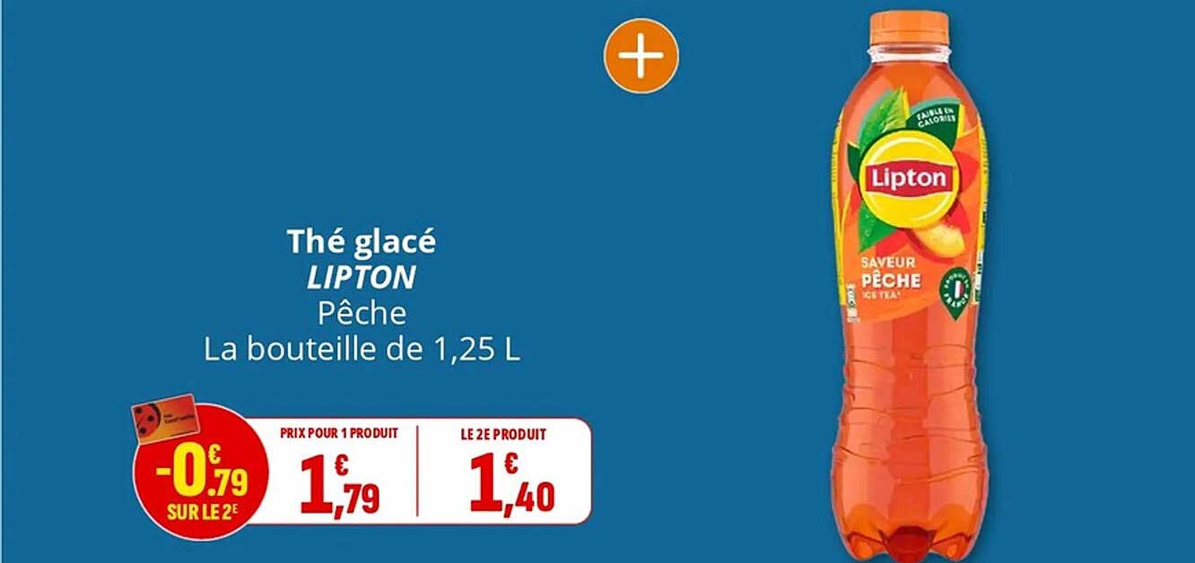 Thé glacé LIPTON Pêche