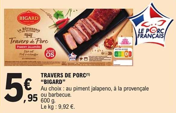 TRAVERS DE PORC(1) “BIGARD”