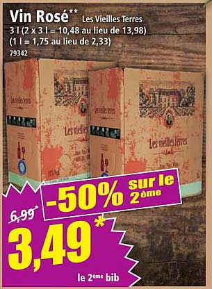 Vin Rosé** Les Vieilles Terres