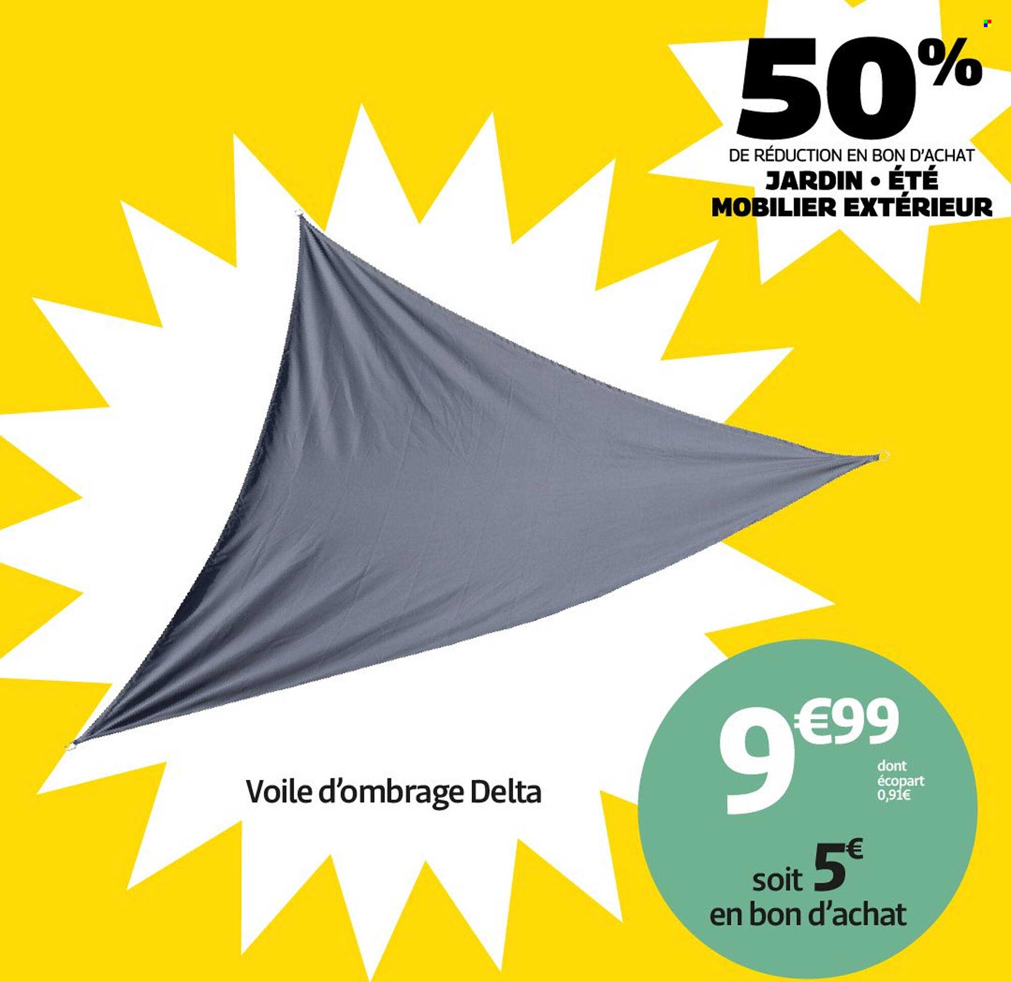 Voile d’ombrage Delta