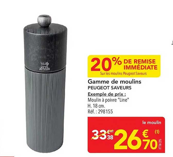 20% DE REMISE IMMÉDIATE