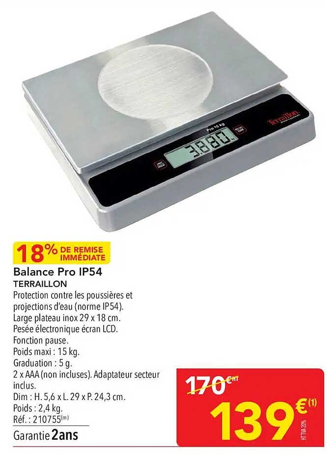 Balance Pro IP54 TERRAILLON