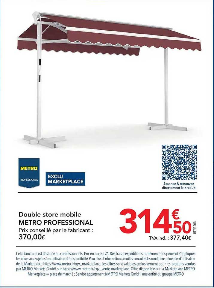 Double store mobile METRO PROFESSIONAL